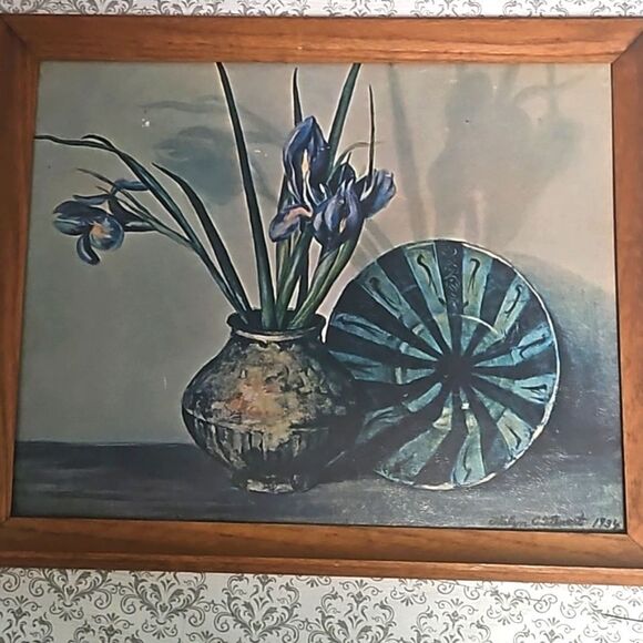 Vintage 1934 Ethelyn C Stewart Persian Pottery Fine Art Signed - Picture 2 of 13